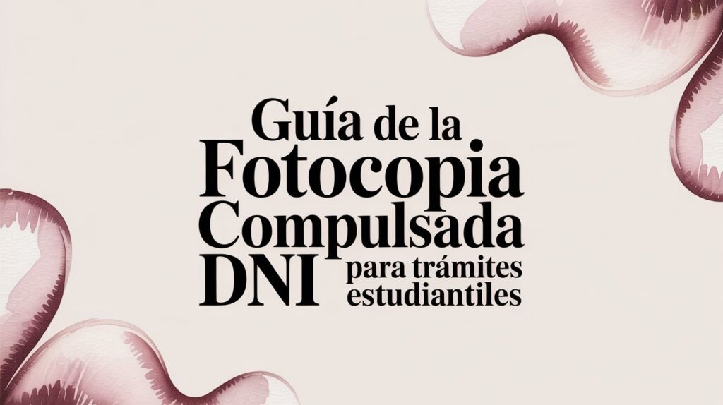 Guía de la fotocopia compulsada dni para trámites estudiantiles 14 ASISA - International student Guía de la fotocopia compulsada dni para trámites estudiantiles