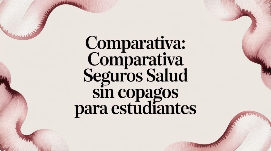 Comparativa: comparativa seguros salud sin copagos para estudiantes 1 ASISA - International student Comparativa: comparativa seguros salud sin copagos para estudiantes