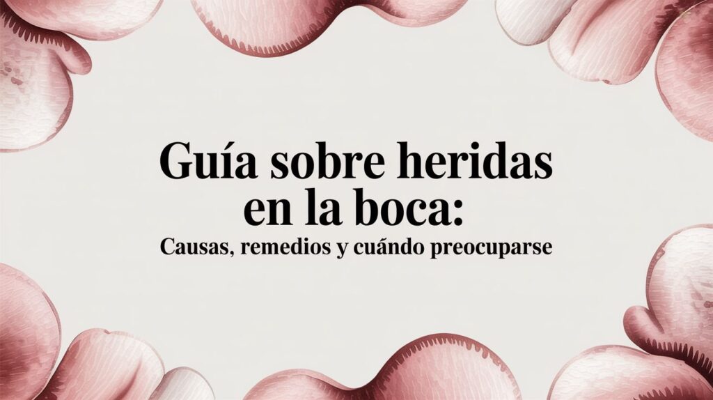 Guía sobre heridas en la boca: causas, remedios y cuándo preocuparse 35 ASISA - International student Guía sobre heridas en la boca: causas, remedios y cuándo preocuparse