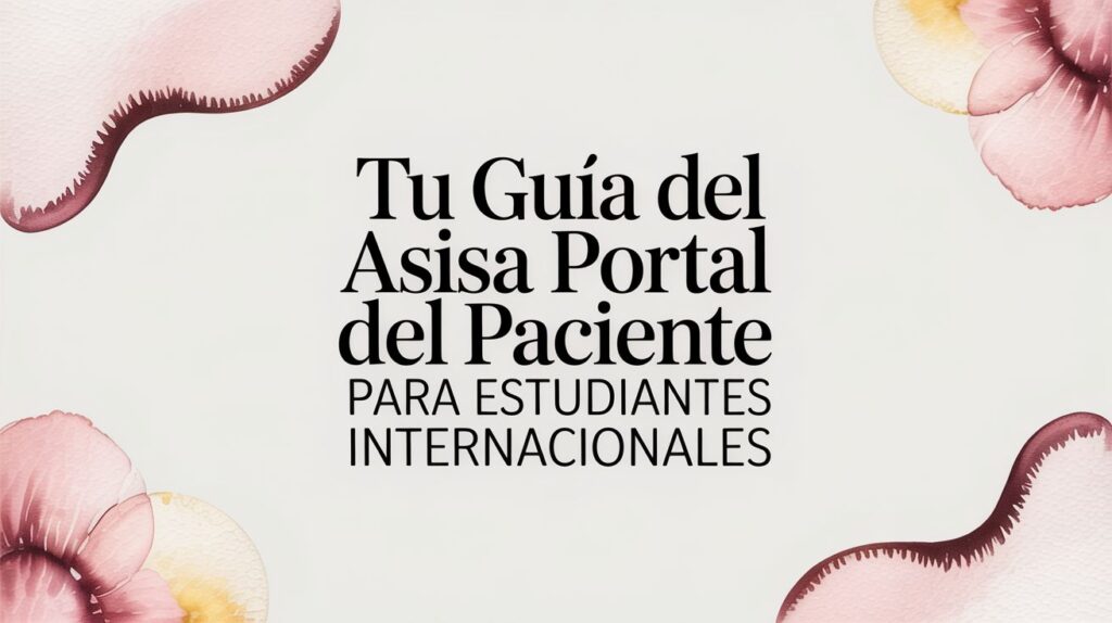 Tu guía del Asisa portal del paciente para estudiantes internacionales 33 ASISA - International student Tu guía del Asisa portal del paciente para estudiantes internacionales