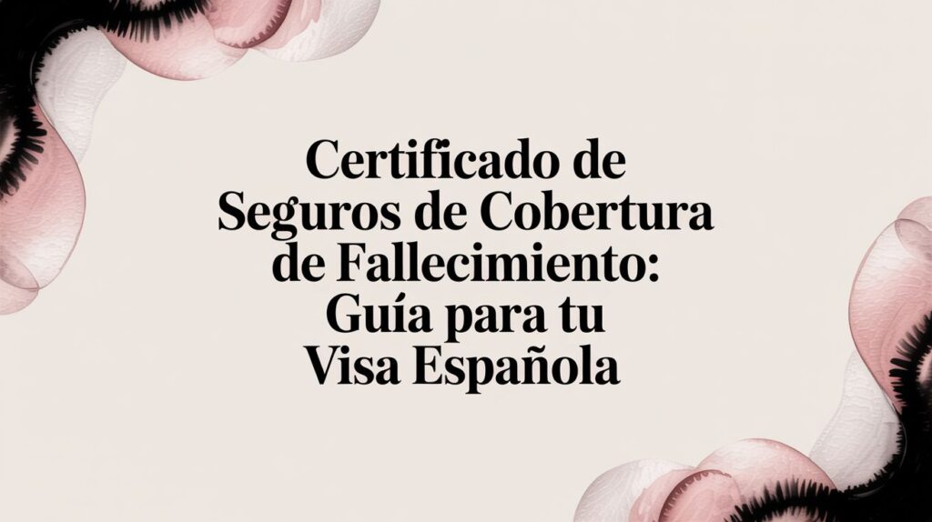 Certificado de seguros de cobertura de fallecimiento: Guía para tu visa española 14 ASISA - International student Certificado de seguros de cobertura de fallecimiento: Guía para tu visa española