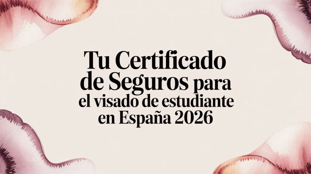 Tu certificado de seguros para el visado de estudiante en España 2026 5 ASISA - International student Tu certificado de seguros para el visado de estudiante en España 2026