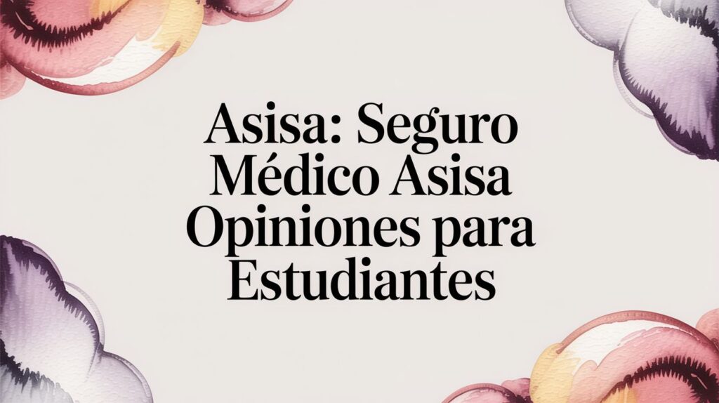 Asisa: seguro médico asisa opiniones para estudiantes 21 ASISA - International student Asisa: seguro médico asisa opiniones para estudiantes
