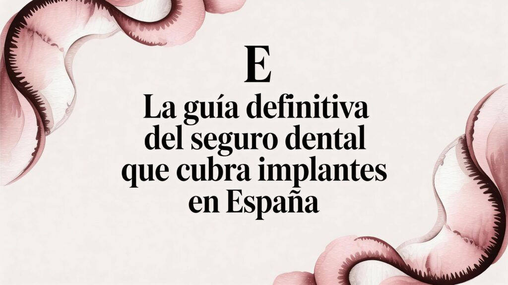 La guía definitiva del seguro dental que cubra implantes en España 38 ASISA - International student La guía definitiva del seguro dental que cubra implantes en España