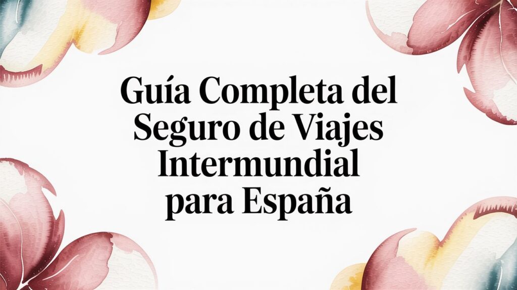 Guía completa del seguro de viajes Intermundial para España 14 ASISA - International student Guía completa del seguro de viajes Intermundial para España