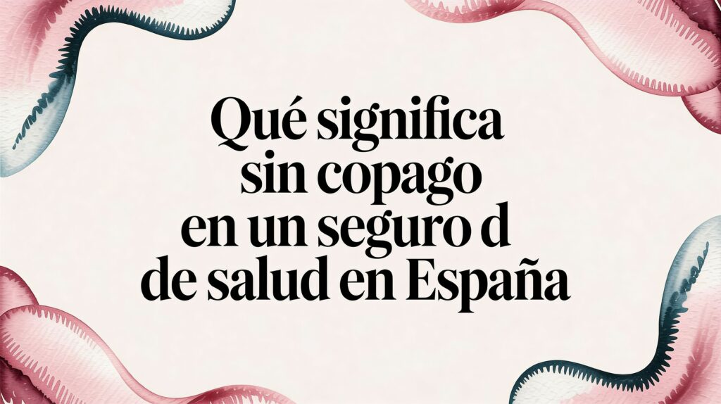 Qué significa sin copago en un seguro de salud en España 23 ASISA - International student Qué significa sin copago en un seguro de salud en España