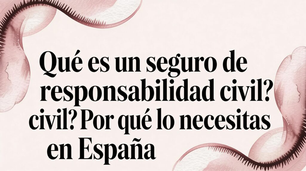Qué es un seguro de responsabilidad civil: por qué lo necesitas en España 1 ASISA - International student Qué es un seguro de responsabilidad civil: por qué lo necesitas en España